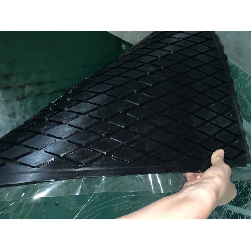 Conveyor Drive Head Vulcanized Pulley Lagging Rubber Sheet with Ceramics